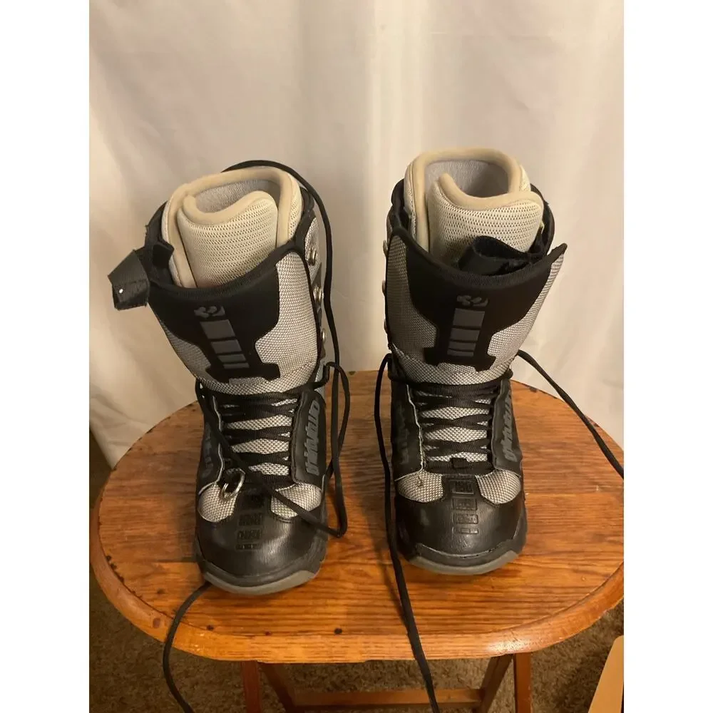 ThirtyTwo Lashed C+1 Men’s Snowboard Boots Black Gray Size 10 US 2004 Vintage